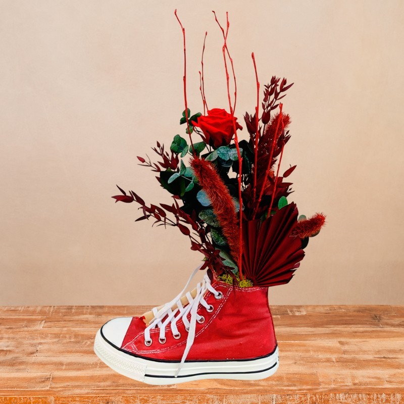 Red Sneaker Converse Preservada