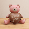 GLOBO OSO ROSA “LOVE YOU”