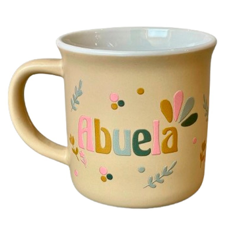 Taza beige abuela