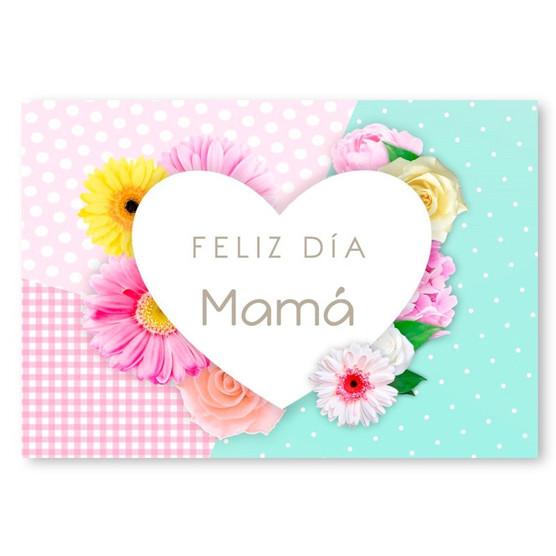 Tarjeta "Feliz Día Mamá"
