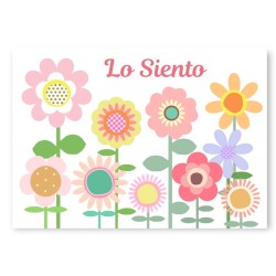 Tarjeta "Lo Siento"