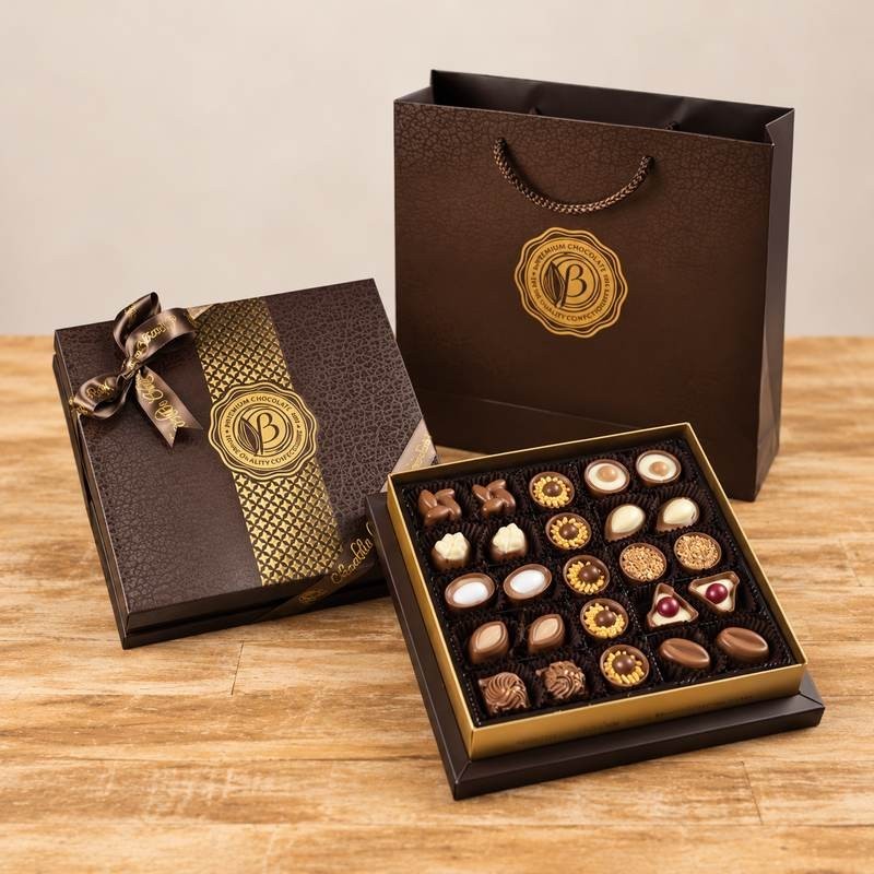 Caja de bombones surtidos belgas Bolci "Diamond" 290 gr.
