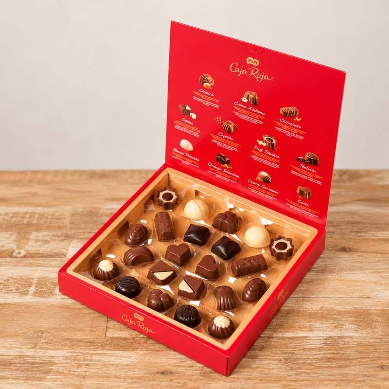 Caja de bombones Nestlé