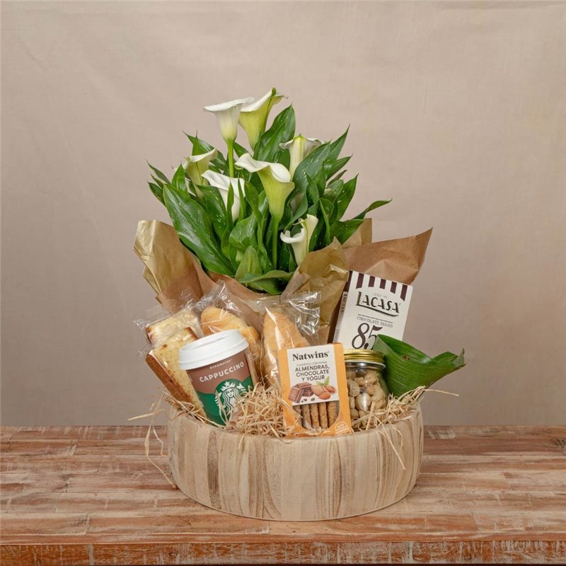Cesta de Desayuno White