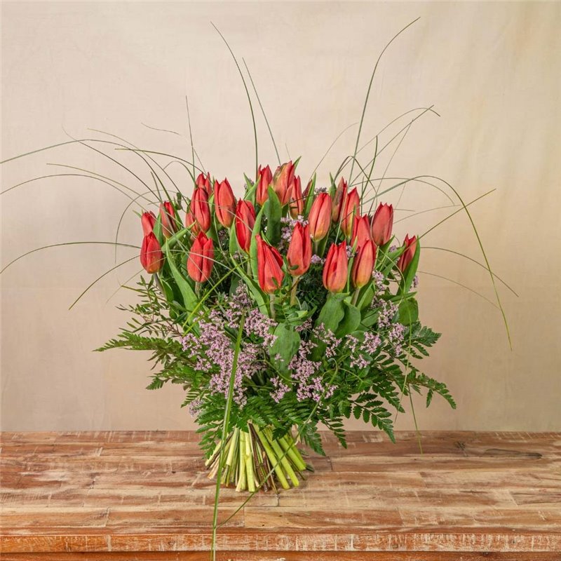 Tulipanes Rojos