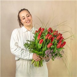 Tulipanes Rojos