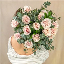 12 Rosas Rosas Tallo largo