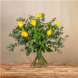 6 Rosas Amarillas