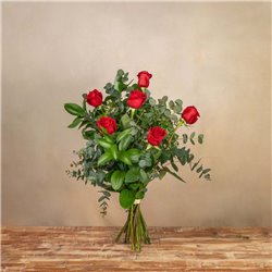 6 Rosas Rojas