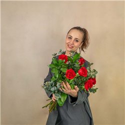 6 Rosas Rojas