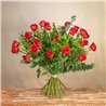 24 Rosas Rojas Tallo Largo