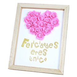Cuadro Felicidades Eres Única