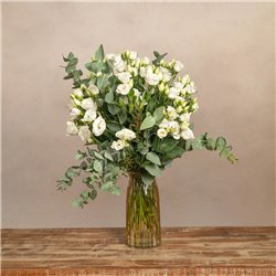 Paquete de lisianthus blanco